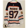 Image 1 : NEW XL OILERS JERSEY WHITE #97 MCDAVID.
