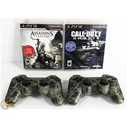 BOX WITH TWO PLAYSTATION PS3 WIRELESS