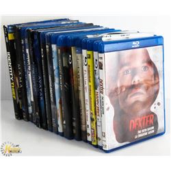 BOX W/16 BLU-RAY DVD'S - ELECTRONICS