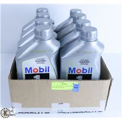 LOT OF 8 - 1L MOBILE 1 SYNTHETIC MOTOR OIL 0W-40