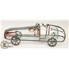 Image 1 : METAL WINE BOTTLE HOLDER RACE CAR,NEW