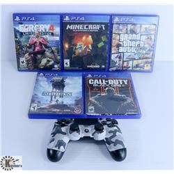 BOX W/PLAYSTATION 4 WIRELESS REMOTE,