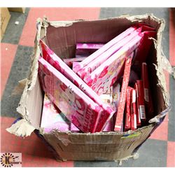 LARGE BOX OF VALENTINES CARDS MANY DIFFERENT TYPES