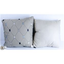 2 NEW DECORATIVE PILLOWS FROM BLOOMINGDALE'S