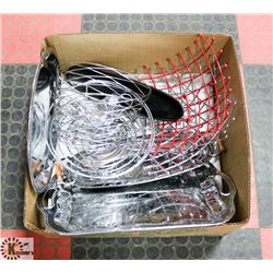 BOX W/PLATTERS, KITCHEN DISPLAY DECOR,