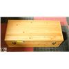 Image 1 : WOODEN TOOL BOX 23" LONG X 10" WIDE X 7" TALL
