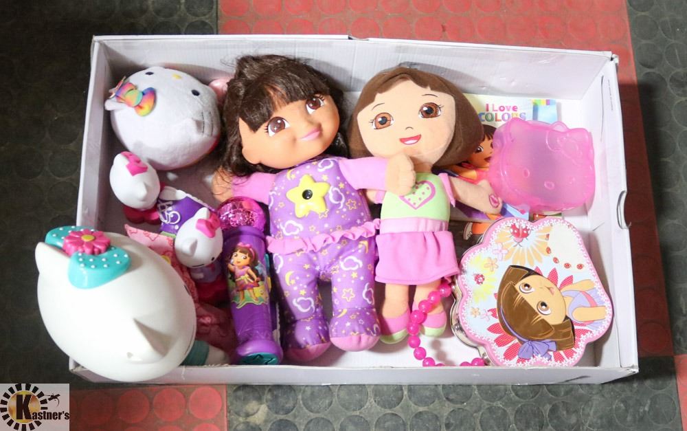 Box W Hello Kitty Dora Toys Incl Dora Box W Hello Kitty Dora Toys Incl Dora