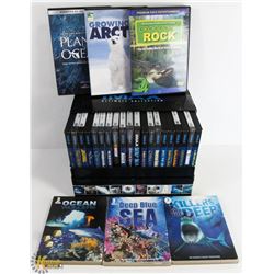 BOX OF ASSORTED IMAX & DVD COLLECTION AND MORE.