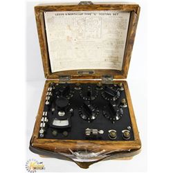 VINTAGE PORTABLE TESTING SET "LEEDS & NORTHRUP"