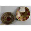 Image 1 : BOX OF GOOFAS GLASS BOWL AND PLATE.