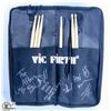 Image 1 : 5 DRUM STICKS WITH SIGNED BOY.