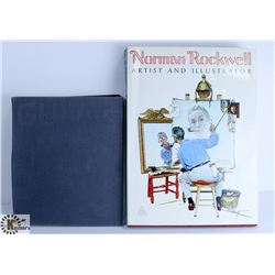 BOX OF 2 BOOKS - NORMAN ROCKWELL ARTIST AND