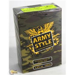 ARMY STYLE 3.3 FL. OZ. CAMO EAU DE TOILETTE FRANCE