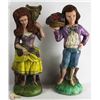 Image 1 : PAIR OF GARDEN FIGURES, 16" TALL