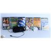 Image 1 : SONY PSP CONSOLE AND 10 GAMES, WITH CHARGER
