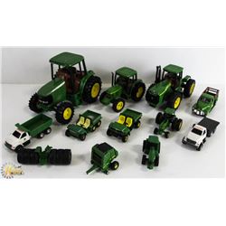 FLAT OF 12 JOHN DEERE VEHICLES