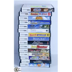15 NINTENDO DS GAMES.