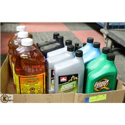 BOX W/ NEW 5W40 OIL, DIESEL AND GAS FUEL CONDITION