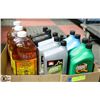 Image 1 : BOX W/ NEW 5W40 OIL, DIESEL AND GAS FUEL CONDITION