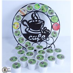 K-CUP STAND AND K-CUPS