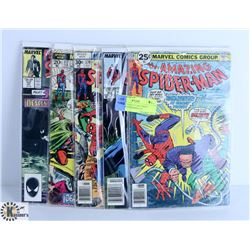 LOT OF ASSORTED SPIDERMAN COMICS.