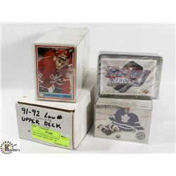 LOT OF HOCKEY CARD SETS INCLUDES UPPER DECK &