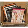 Image 1 : BOX OF ASSORTED DVDS.