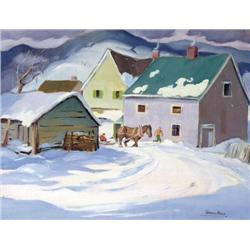 Torquil Reed - VILLAGE SCENE