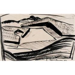 Fritz Brandtner - GASPE LANDSCAPE