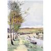 Image 1 : Eyres Simmons - UNTITLED; SCENE ON A RIVER