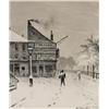Image 1 : Walter Greaves - SNOW ON THE CHELSEA ENBANKMENT