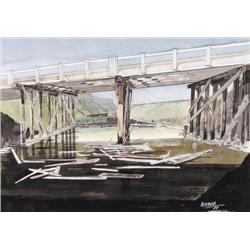 George Weber - BRIDGE OVER THE STURGEON, NORTH OF