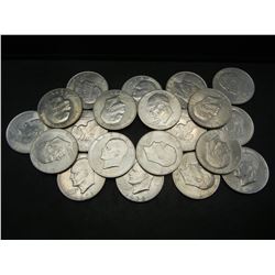 (20) Ike Dollar Various Dates and Grades
