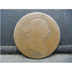 1801 Draped Bust Large Cent G+ Nice Planchet