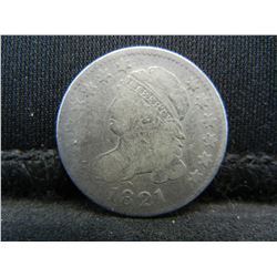 1821 Bust Dime VG/F