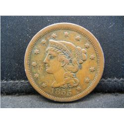 1855 Large Cent XF++