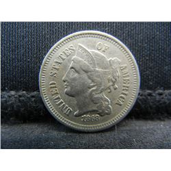1868 Three Cent Nickel