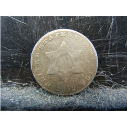 1852 Three Cent Silver