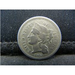 1872 Three Cent Nickel