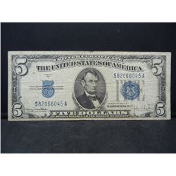 1934 D $5.00 Blue Seal
