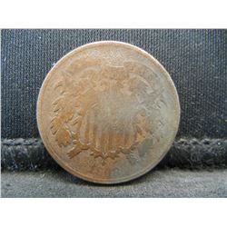 1868 Two Cent Piece