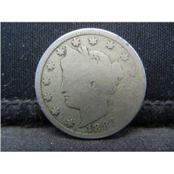 1883 Liberty Nickel With Cents