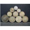 Image 2 : (10) Foreign Silver Coins Bigger Coins Noted