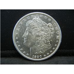 1890 S Morgan Dollar CH BU Flashy