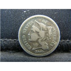 1870 Three Cent Nickel