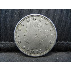 1904 Liberty Nickel VF