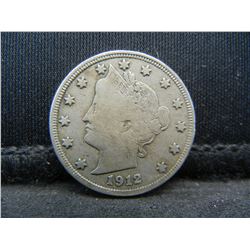 1912 D Liberty Nickel Vf