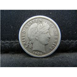 1906 Barber Dime XF