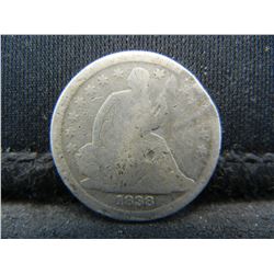 1838 Seated Dime