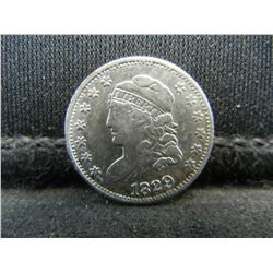 1829 Capped Bust Half Dime AU